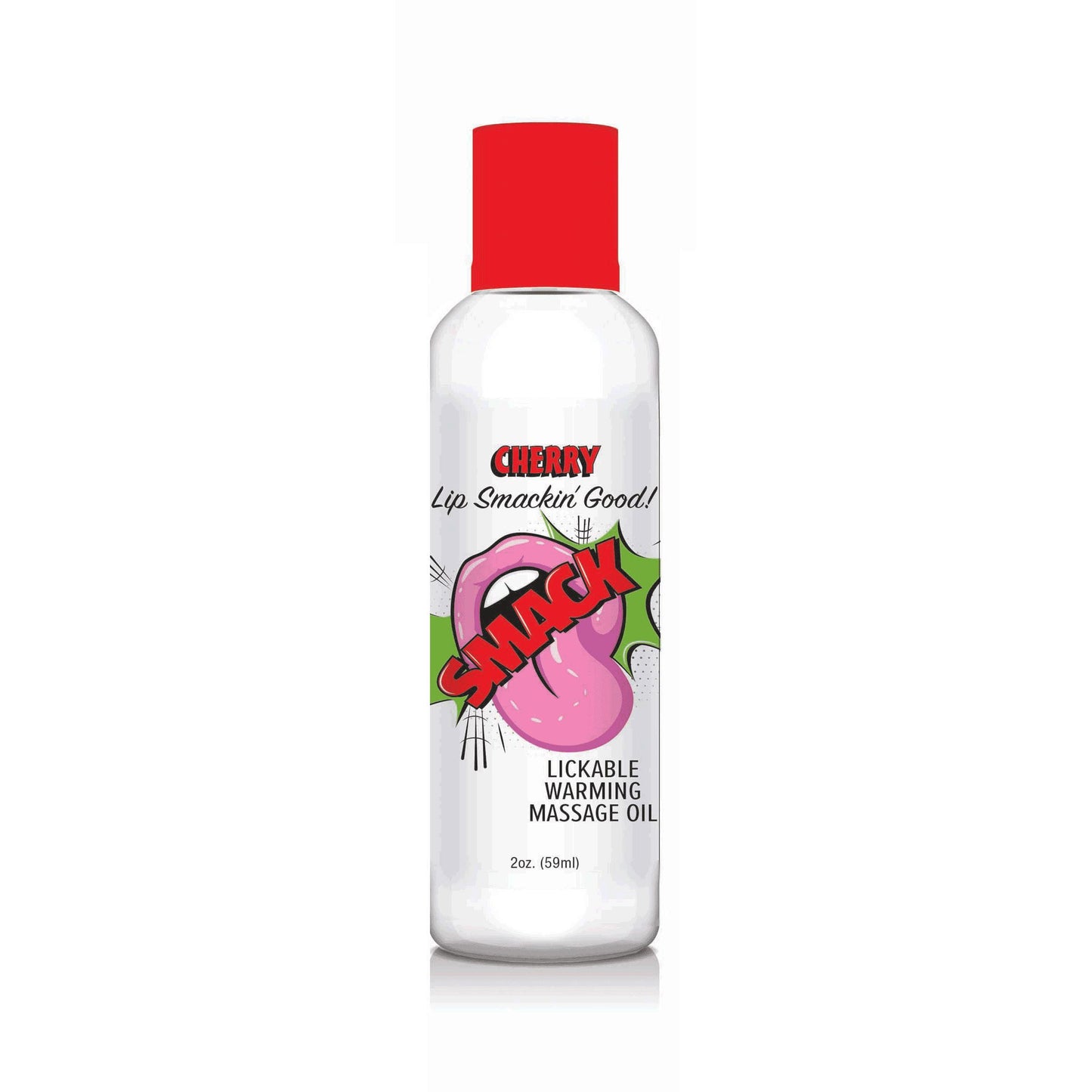 \"Smack Warming and Lickable Massage Oil - Cherry 2 Oz LG-BT406\"