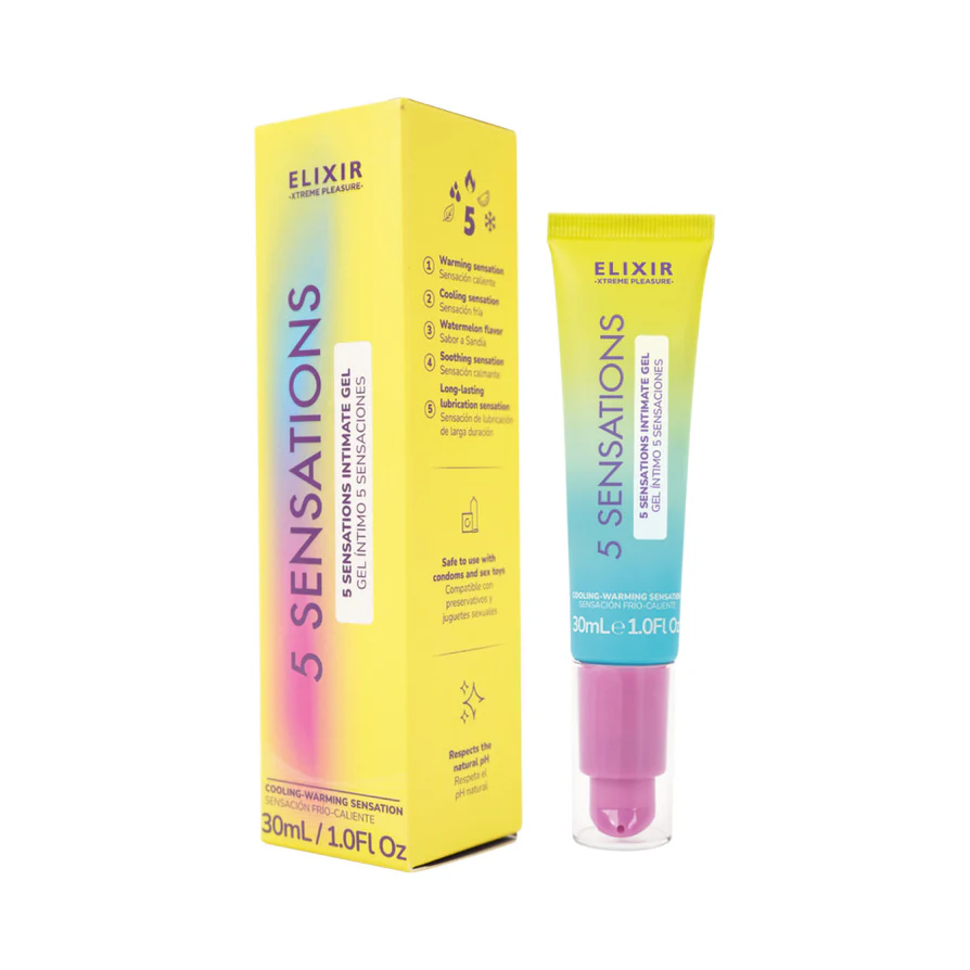 Elixir 5 Sensations Lubricant 30ml | 1 Fl Oz EX-CLV-6013