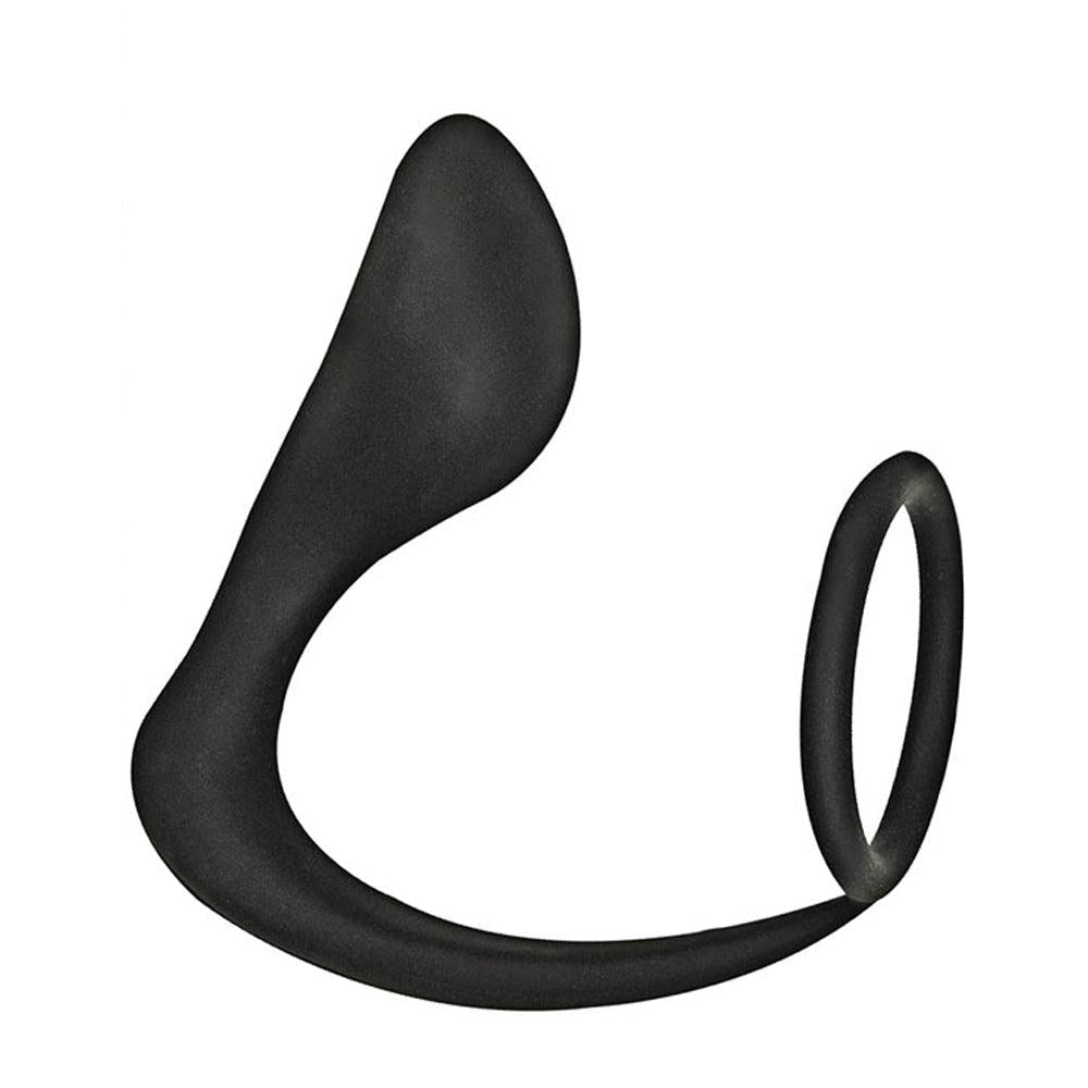 Commander Prostate Pleaser Cockring - Black NW2944