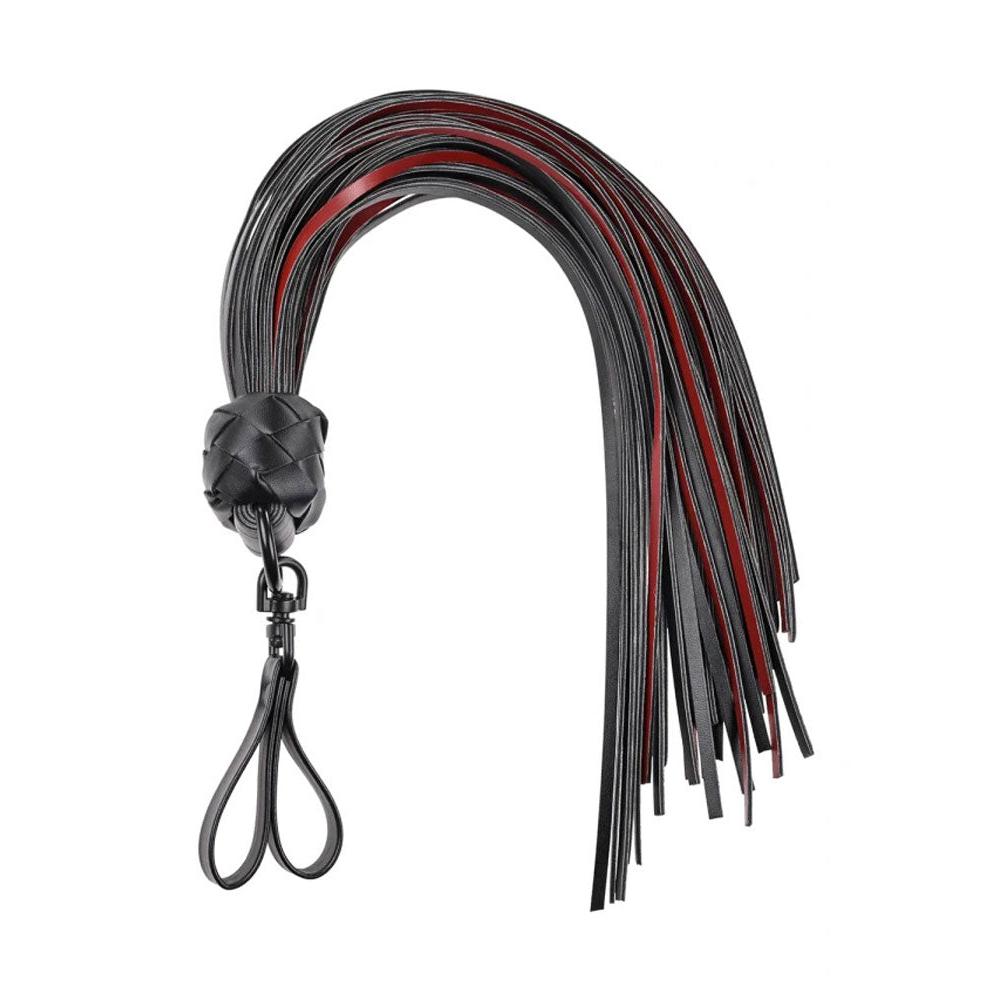 \"Saffron Finger Flogger - Black/red SS48022\"