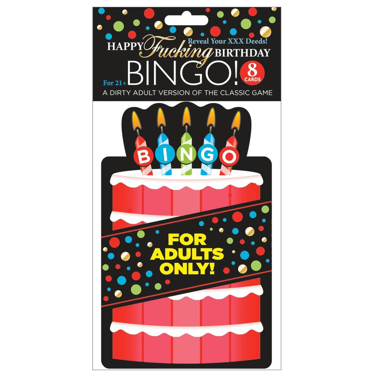 Happy Fucking Birthday Blowout Bingo LG-BG105