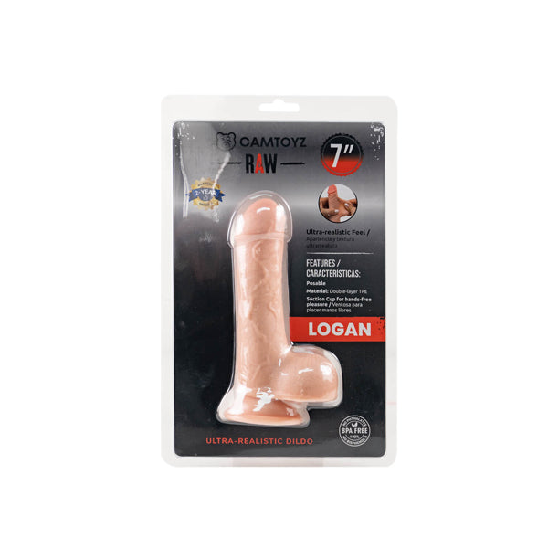 Raw Dildo Ultra Realistic Logan - Light