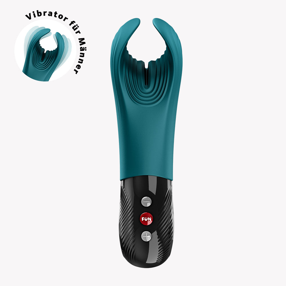 Manta Vibrating Masturbator - Bottle Green