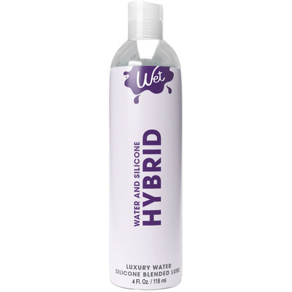 Wet Hybrid Luxury Water/silicone Blend Based  Lubricant 4 Oz