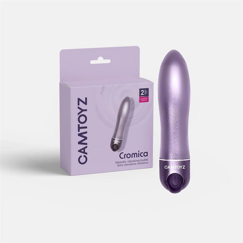 Cromica Camtoyz Metallic Vibrating Bullet - Purple CT-JVB-1136C