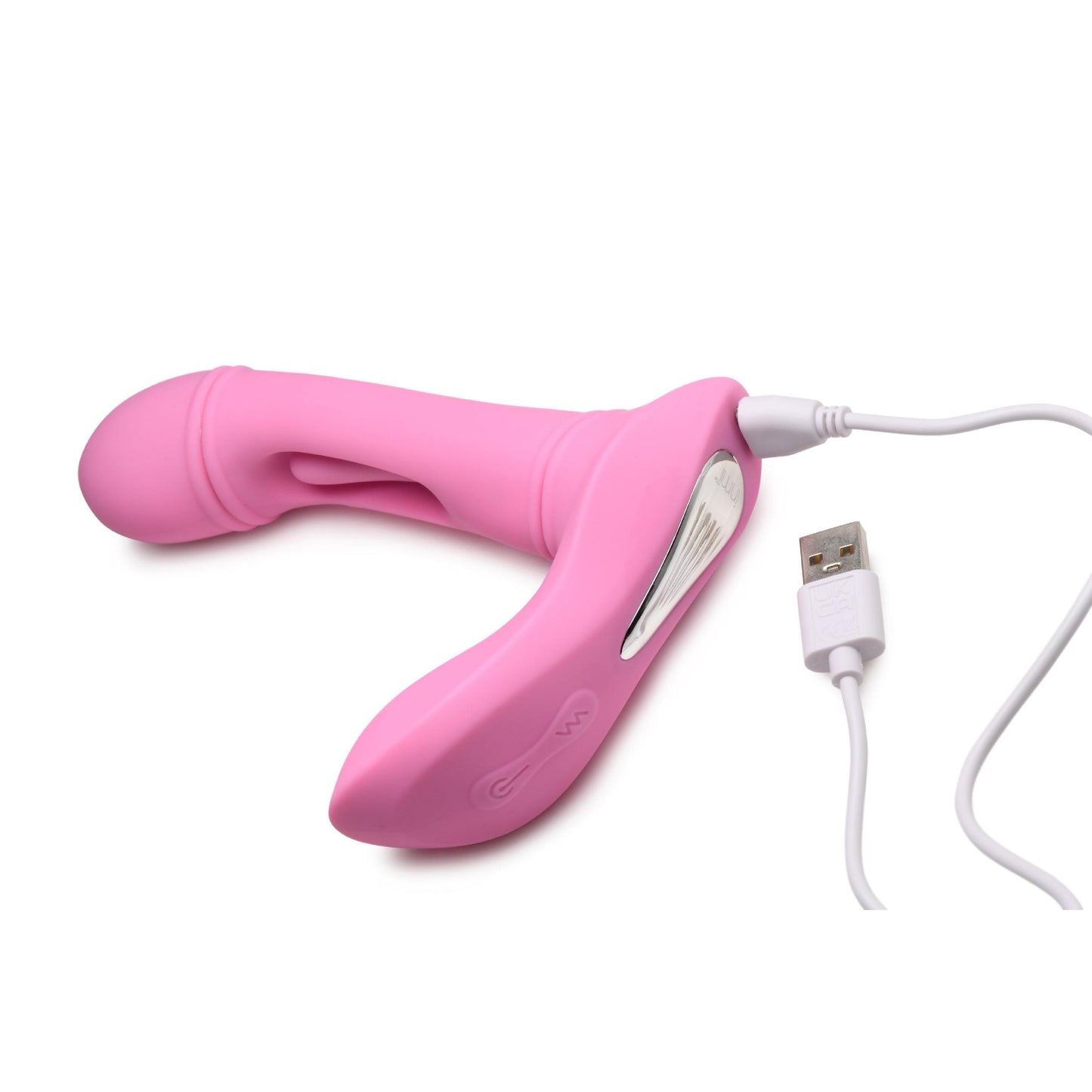 Flickers G-Flick Flicking G-Spot Vibrator With Remote - Pink