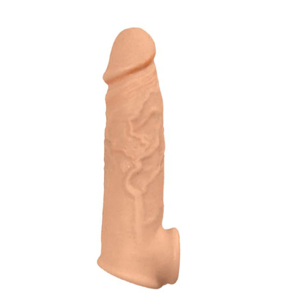 \"Natural Realskin Vibrating Penis Xtender NW2957-1\"
