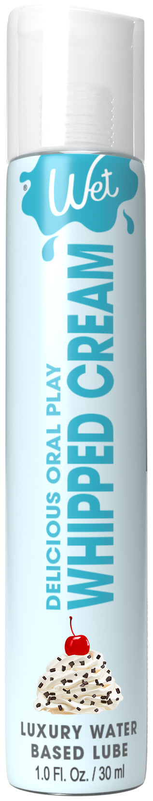 Wet Delicious Oral Play - Whipped Cream -  Waterbased Flavored Lubricant 1 Oz