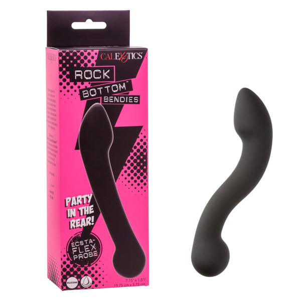 Rock Bottom Bendies Ecsta-Flex Probe - Black