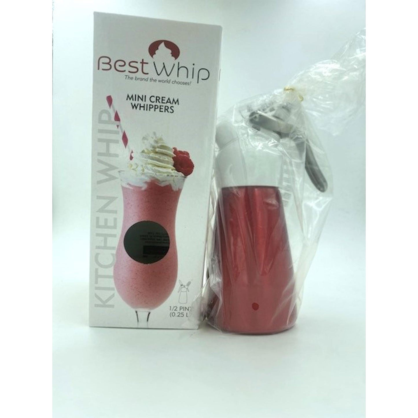 \"Mini Cream Whipper 1/2 Pint - Red JSM-KW25R\"