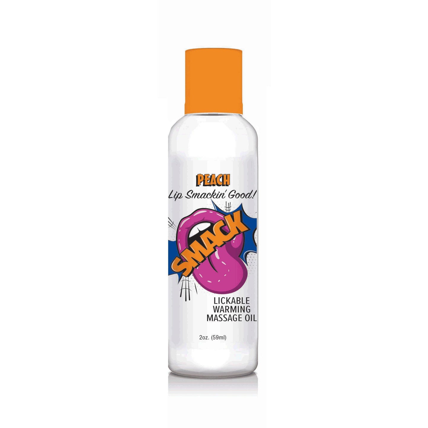 \"Smack Warming and Lickable Massage Oil - Peach 2 Oz LG-BT408\"