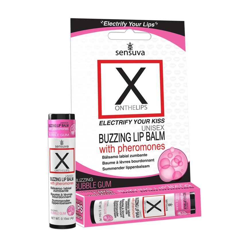 X on the Lips W/pheromones Bubble Gum SEN-VL203-ML