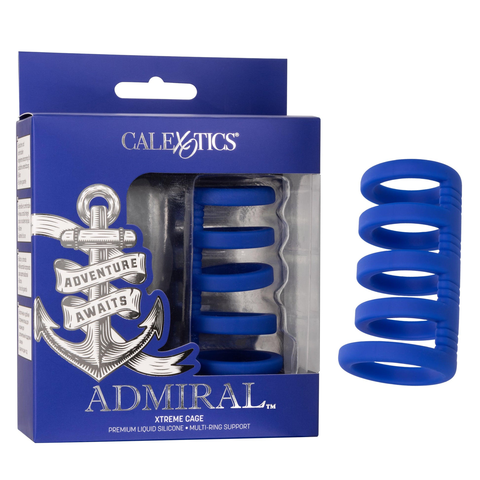 Admiral Xtreme Cock Cage- Blue