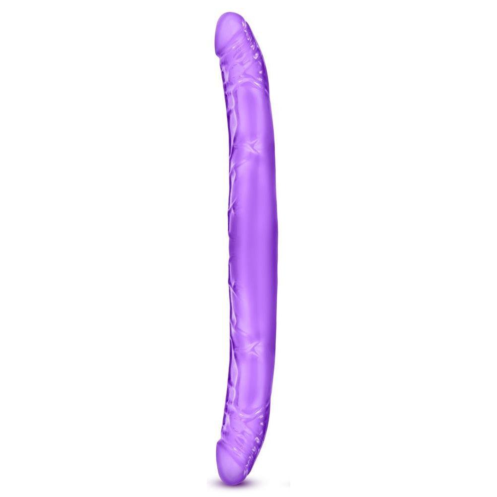 B Yours 16 Inch Double Dildo - Purple
