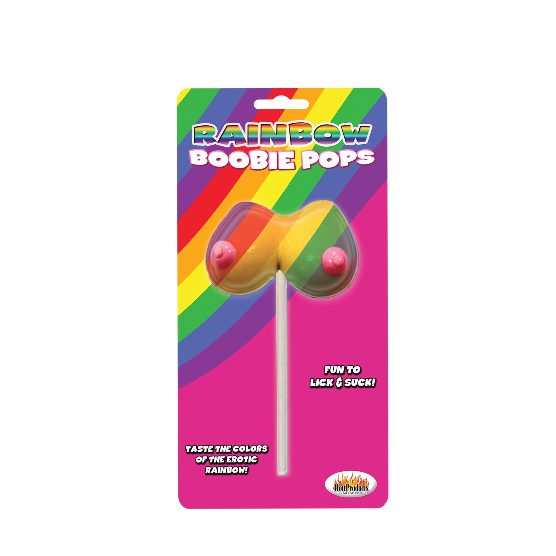 Rainbow Boobie Pops - 1.48 Oz.