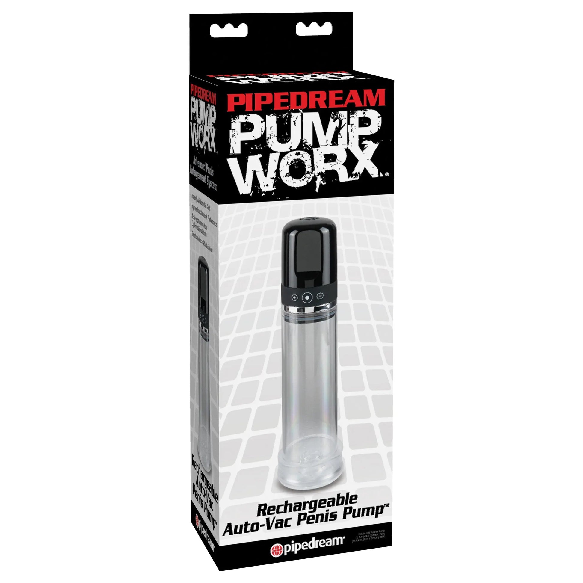 Pump Worx Rechargeable 3-Speed Auto-Vac Penis Pump