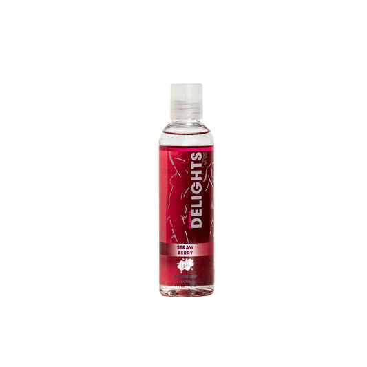 Wet Warming Fun Flavors - Strawberry - 4 in 1 Lubricant 4 Oz