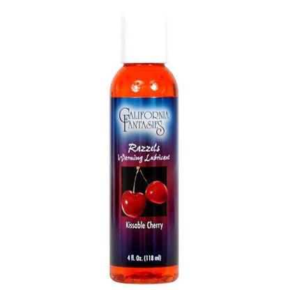 \"Razzels Warming Lubricant - Kissable Cherry - 4 Oz. Bottle CF-RKC-04\"