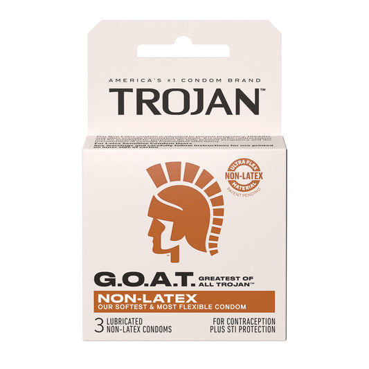 Trojan Goat Non-Latex Condoms 3 Pack TJ80013