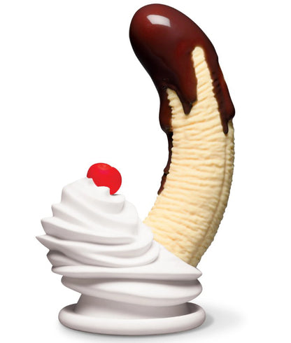 Chocolate Dipped Banana Split Premium Silicone Dildo CN1027
