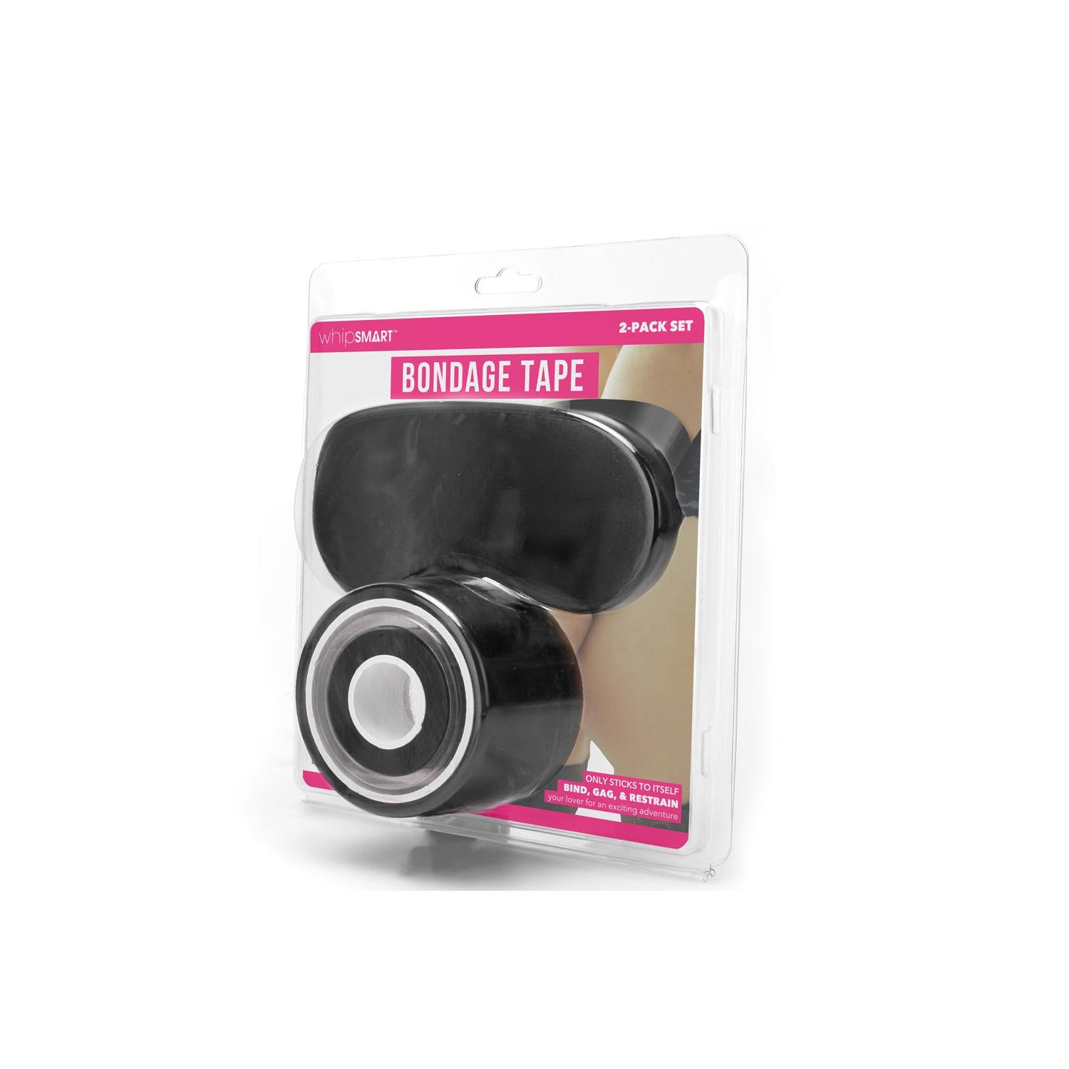 \"Whipsmart 100ft Bondage Tape Black X-WS1060-BLK\"