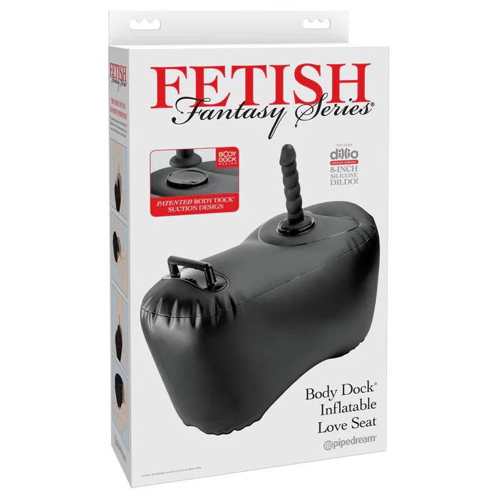 Fetish Fantasy Series Body Dock Inflatable Love Seat - Black