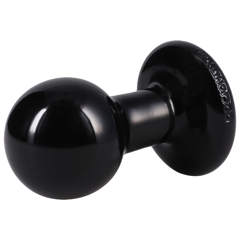 Round Butt Plug Large - Black