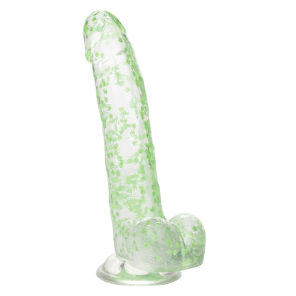 \"Naughty Bits I Leaf Dick Glow-in-the-Dark Weed Leaf Dildo - Glow in the Dark SE4410643\"