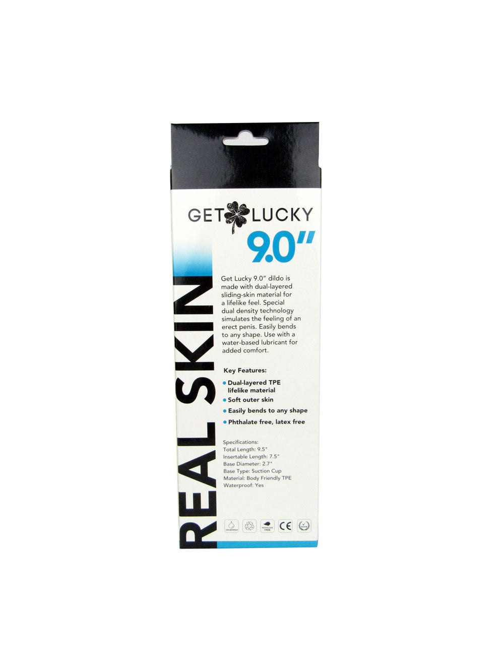 Real Skin 9" Dual Layer Dildo - Beige