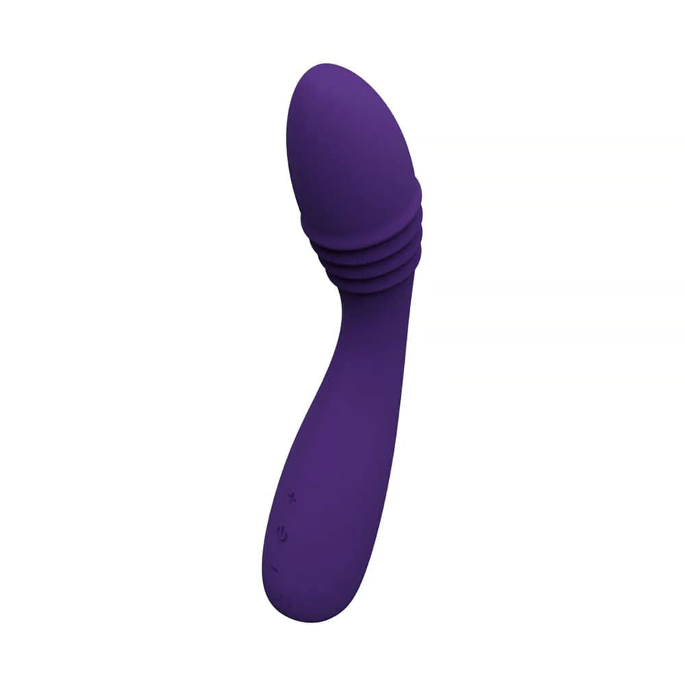 Ohni Rechargeable G-Spot Thrusting Vibe - Purple VI-P2713