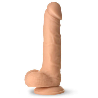 Easy Riders 7 Silicone Dildo With Balls - Light CN-18-0932-10