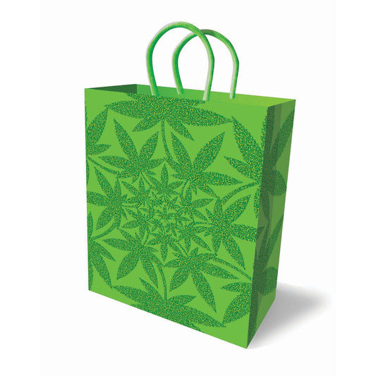 \"Glitter Ganja Gift Bag - Green LG-LGP028\"
