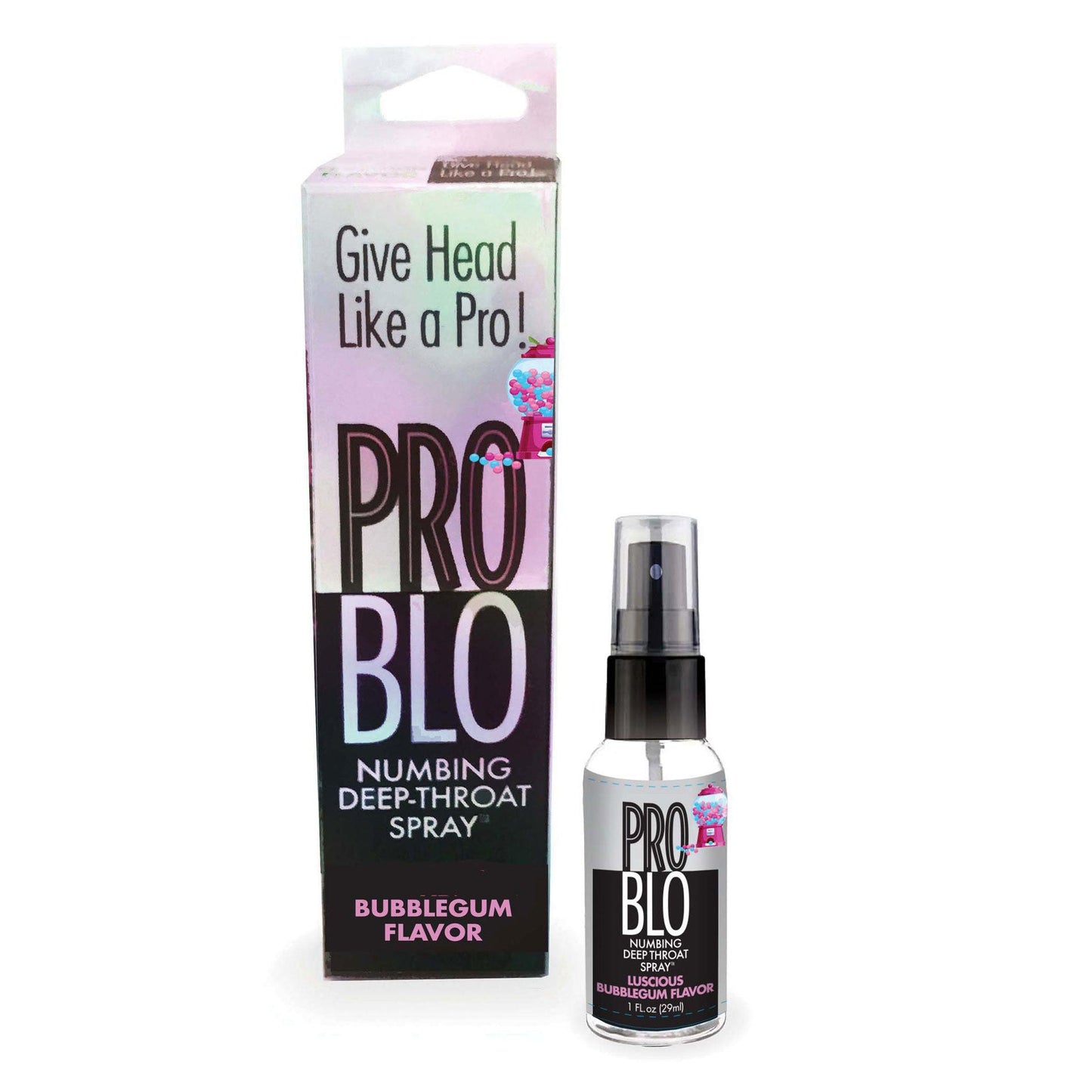 \"Pro Blo Throat Numbing Spray 1oz - Bubblegum LG-BT524\"