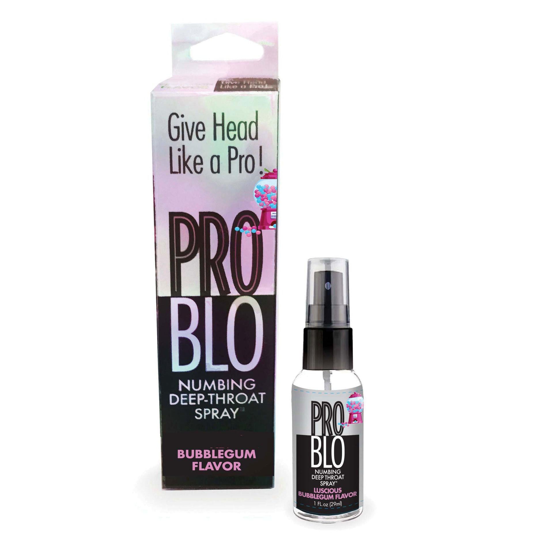 \"Pro Blo Throat Numbing Spray 1oz - Bubblegum LG-BT524\"