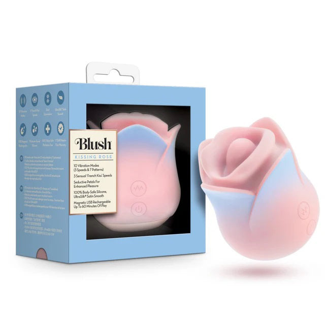 Blush Collection - Kissing Rose - Pink Your Adult Toy Store Blush Collection - Kissing Rose - Pink Your Adult Toy Store