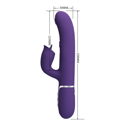 Gigi Twinkled Tenderness Rabbit Vibrator - Purple
