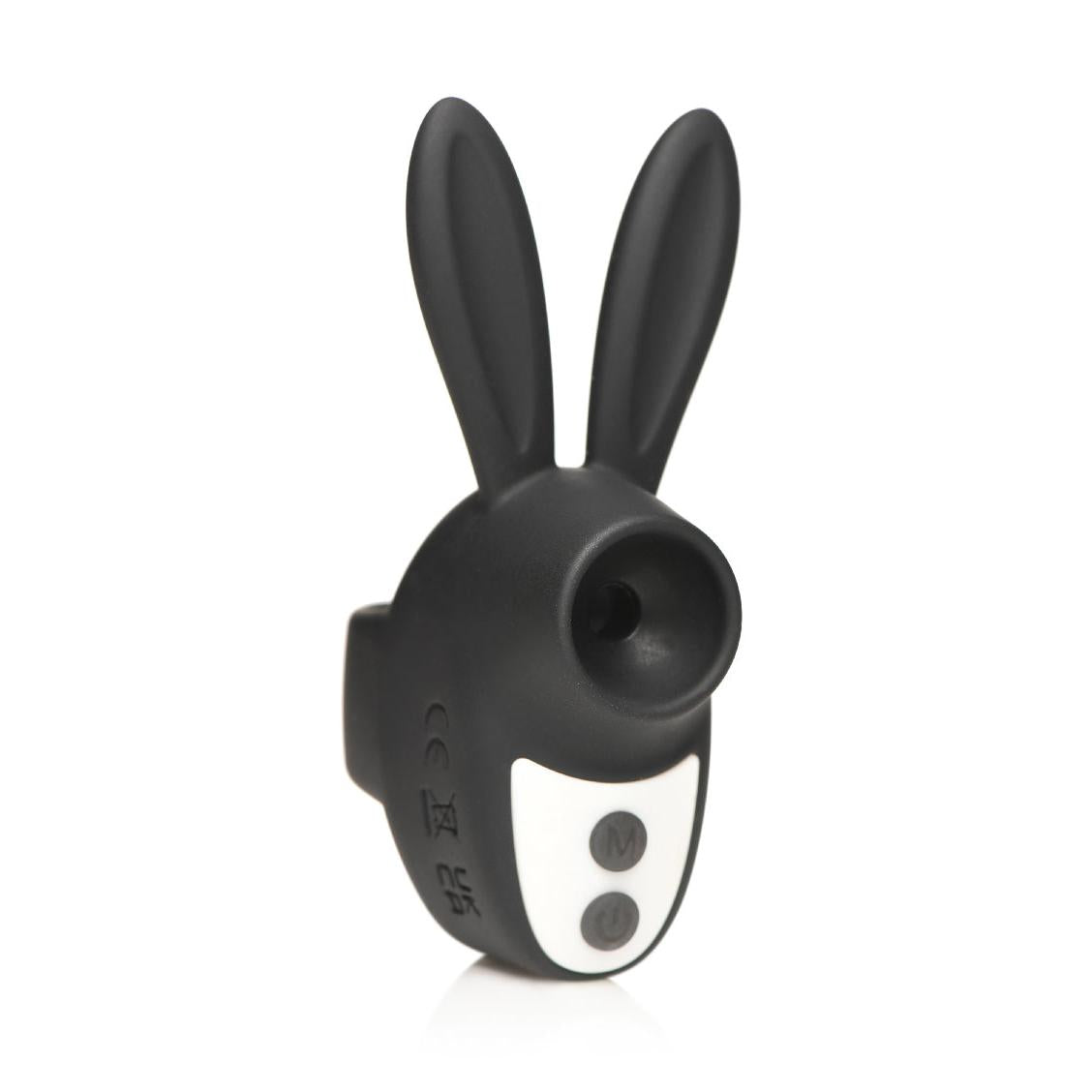 \"Sucky Bunny Clit Stimulator - Black INM-AH465-BLK\"