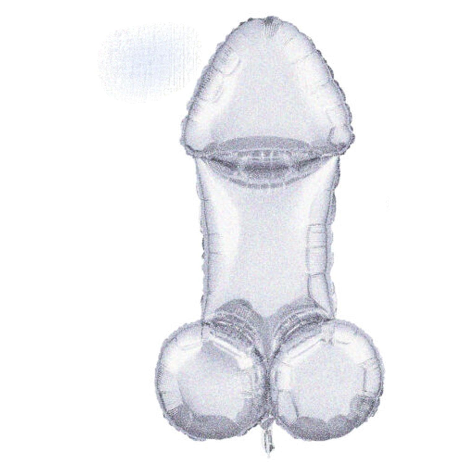 \"Glitterati Disco Penis 3 Foot Mylar Balloon LG-CP1149\"