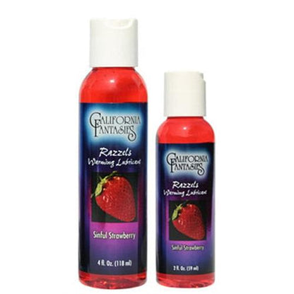 \"Razzels Warming Lubricant - Sinful Strawberry - 2.5 Oz. Bottle CF-RSS-02\"