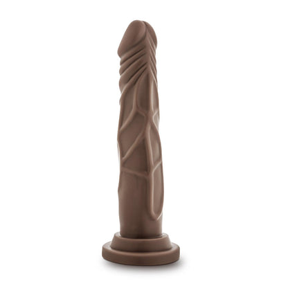 Dr. Skin Silicone - Dr. Carter - 7 Inch Dong With Suction Cup - Chocolate BL-26526