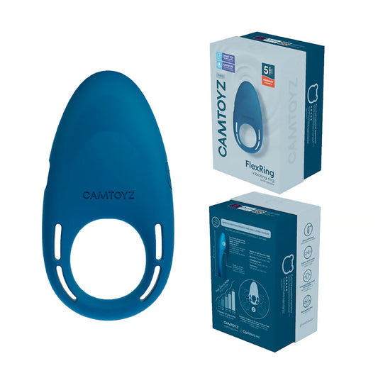 Flex Ring Camtoyz Vibrating Ring With App - Blue CT-JAP-1134F