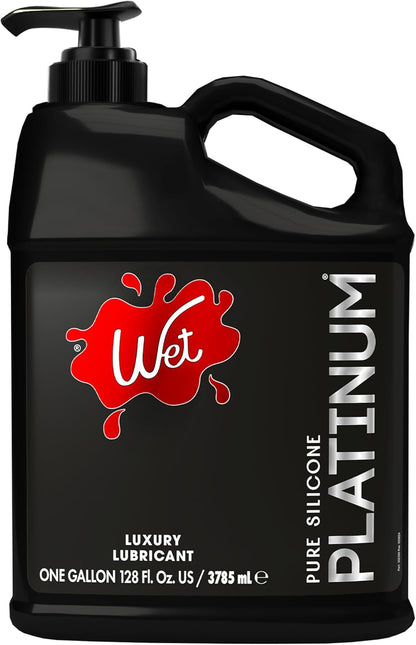 Wet Platinum Luxury Silicone Lubricant 128oz WT20714