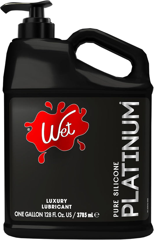 Wet Platinum Luxury Silicone Lubricant 128oz WT20714