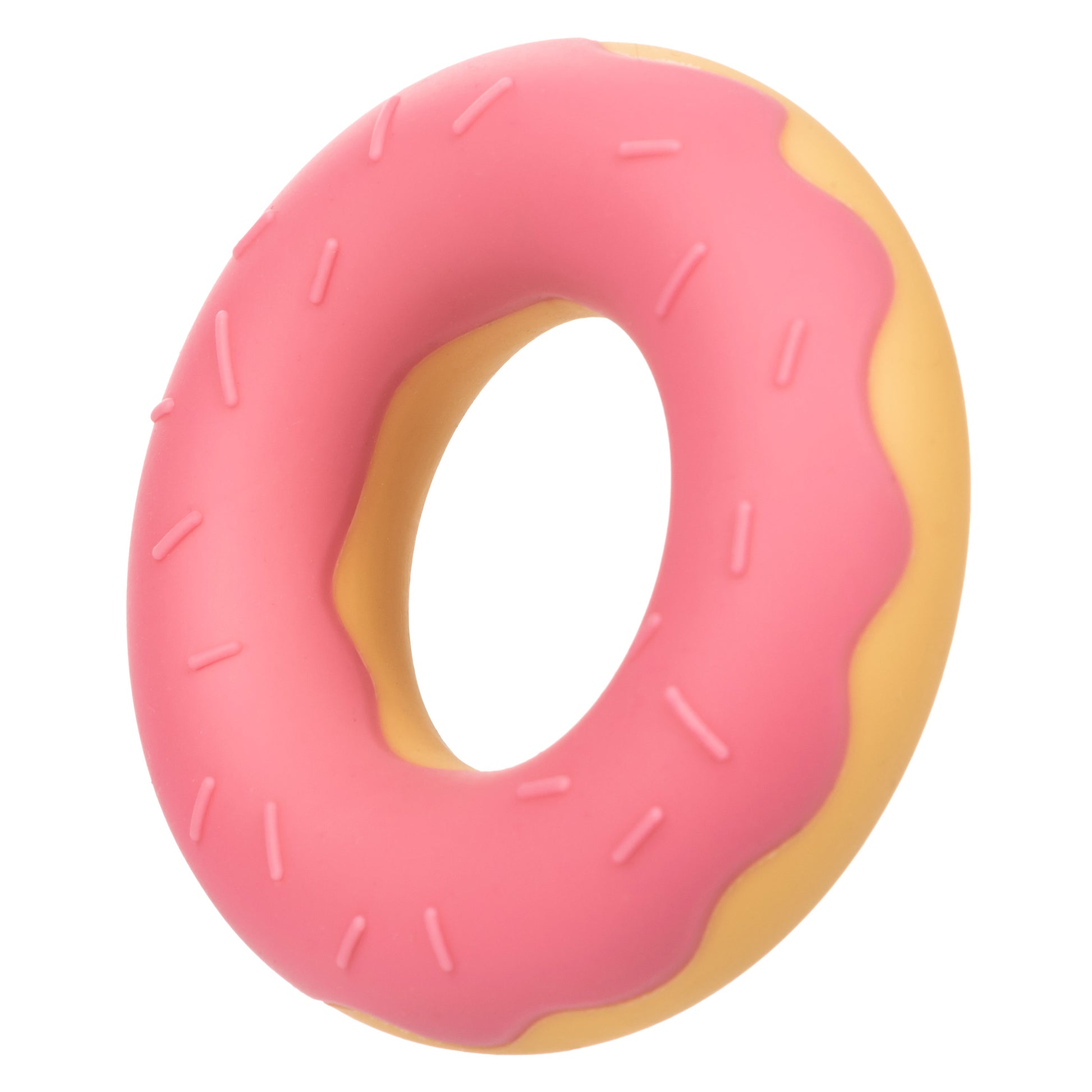 \"Naughty Bits Dickin Donuts Silicone Donut Cock Ring - Pink SE4410502\"