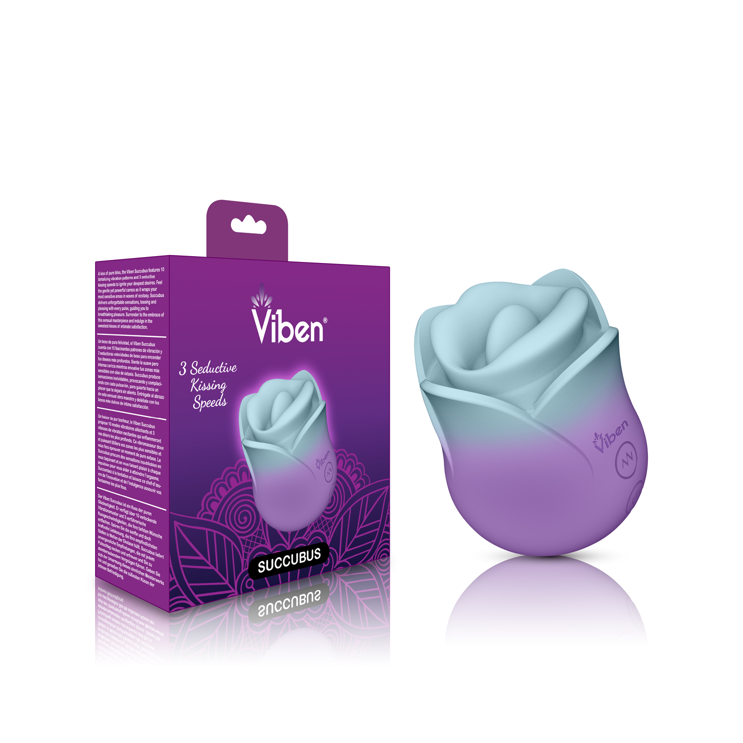 (Presale Only) - Succubus Vibrating Kissing Rose - Pixie Dust