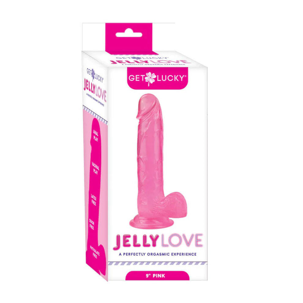 Jelly Love 9 Dildo - Pink VB-GL-4431