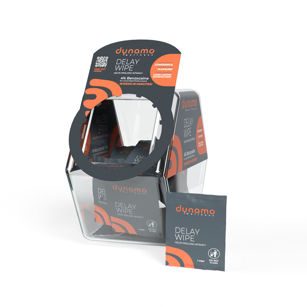 Dynamo Wellness Delay Wipe 4% - Bowl 144 Pieces SO-DWDW04-BWL