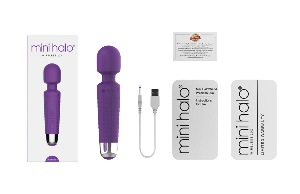 Mini Halo Amethyst