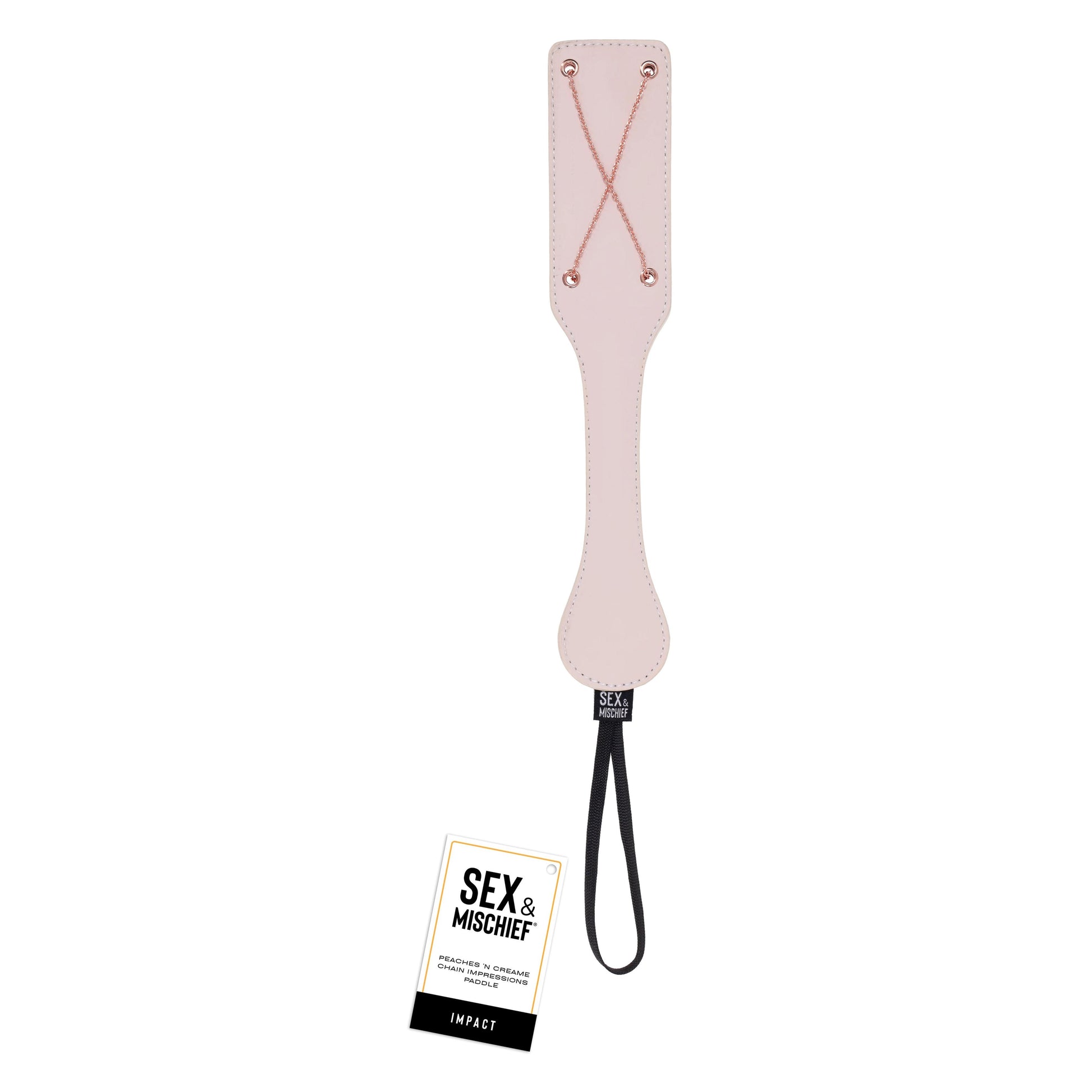 Peaches 'N Creame Chain Impressions Paddle - Peach