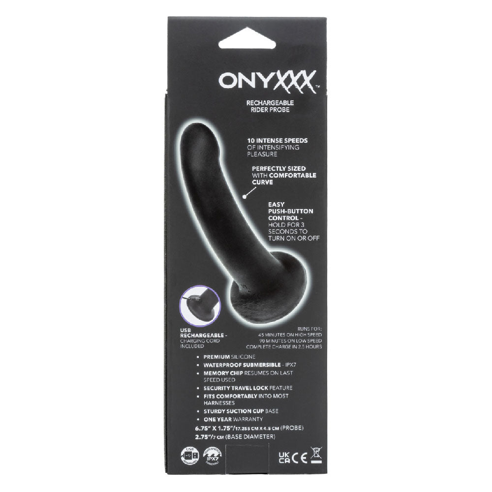 Onyxxx Rechargeable Rider Probe - Black